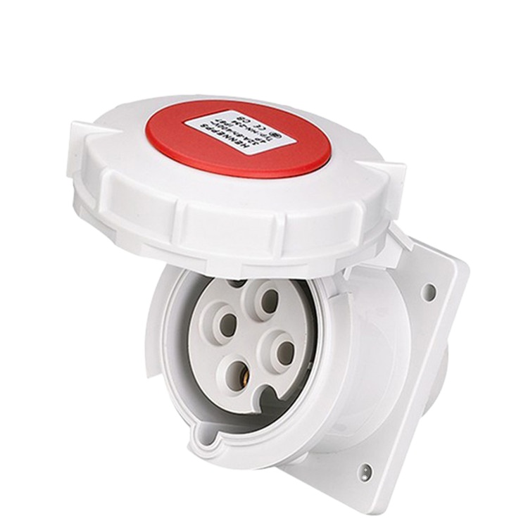 Industrial Plug And Socket Ip68 Waterproof Electrical 3 Phase Male And Female Standard Grounding